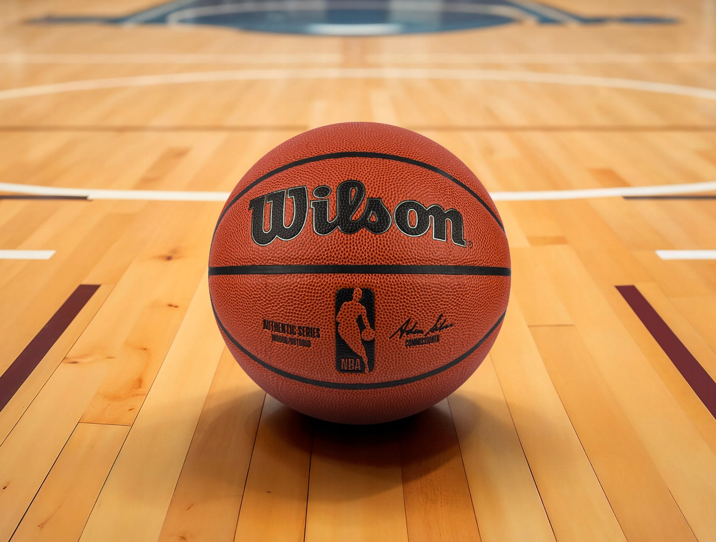 Krepšinio kamuolys WILSON NBA AUTHENTIC In/Out, 6 dydis