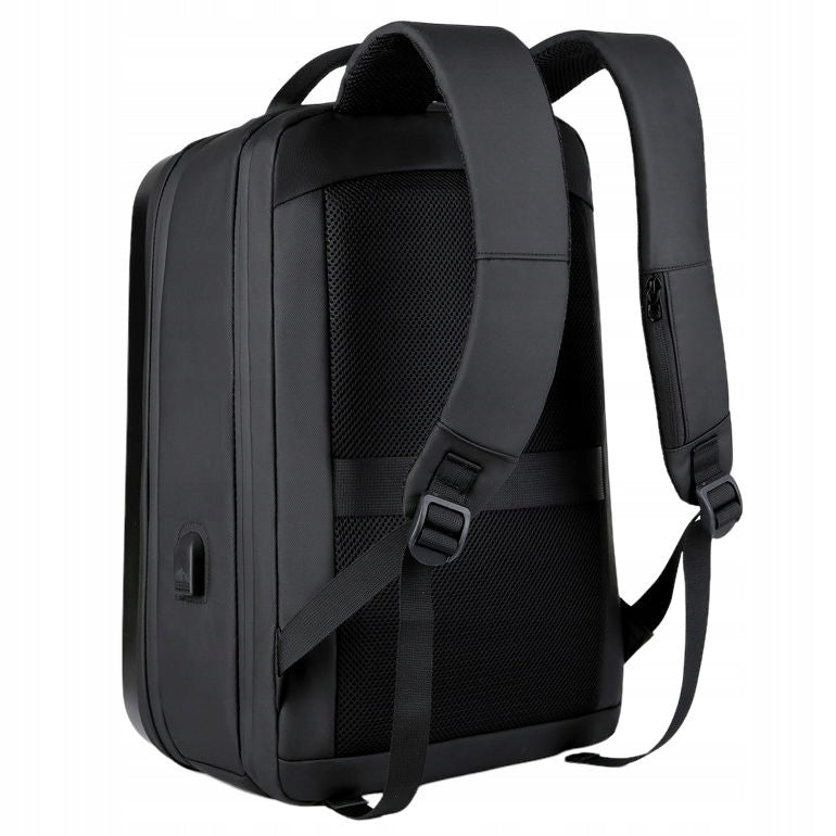 Verslo kuprinė su korpusu nešiojamam kompiuteriui, apsauganti nuo vagysčių, rožinė, standi