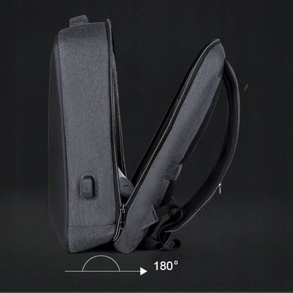 Verslo kuprinė su korpusu nešiojamam kompiuteriui, apsauganti nuo vagysčių, rožinė, standi