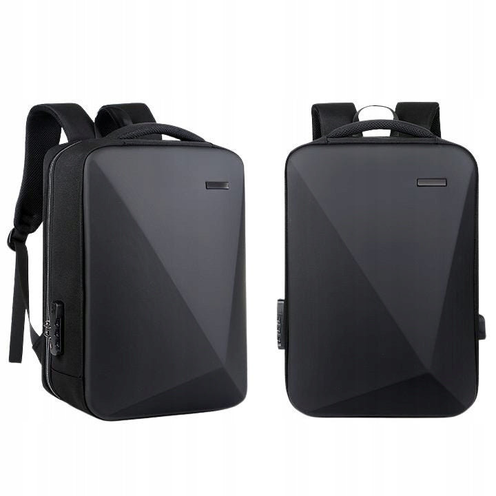 Verslo kuprinė su korpusu nešiojamam kompiuteriui, apsauganti nuo vagysčių, rožinė, standi