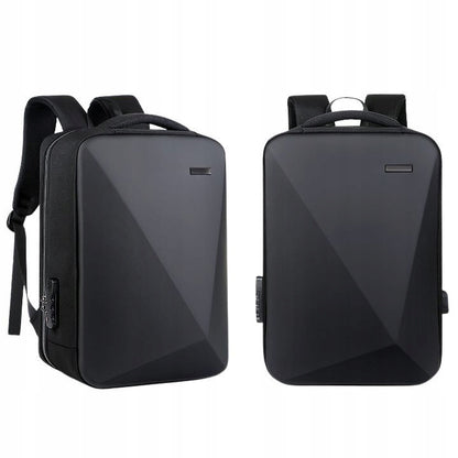 Verslo kuprinė su korpusu nešiojamam kompiuteriui, apsauganti nuo vagysčių, rožinė, standi