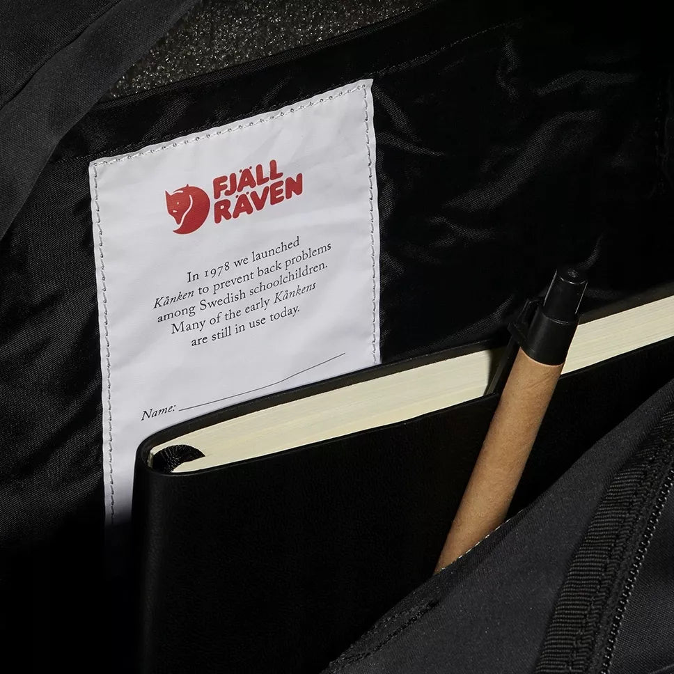 Fjallraven Kanken kuprinė 16 L - Juoda 550