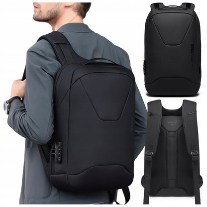 Kelioninis kuprinė moterims, vyrams, lėktuvui, lengvas bagažas, USB lizdas su užraktu