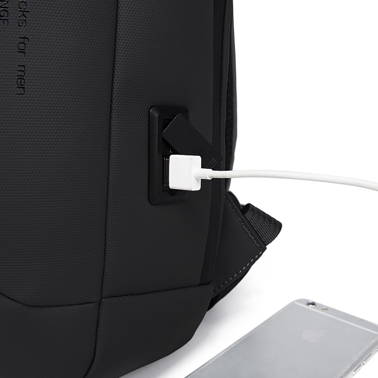 Kelioninis kuprinė moterims, vyrams, lėktuvui, lengvas bagažas, USB lizdas su užraktu