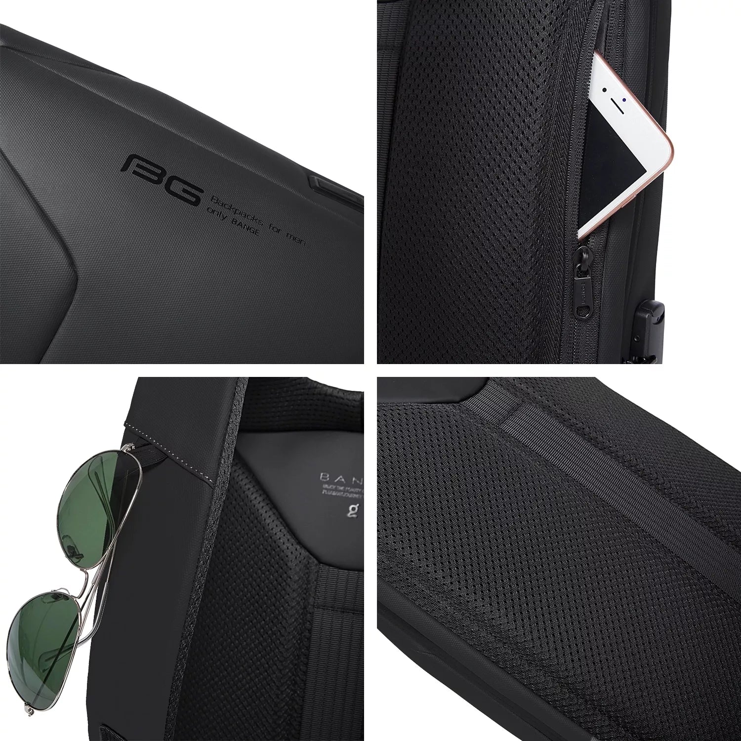 Kelionė kuprinė moterims, vyrams, lėktuvui, lengvas bagažas, USB