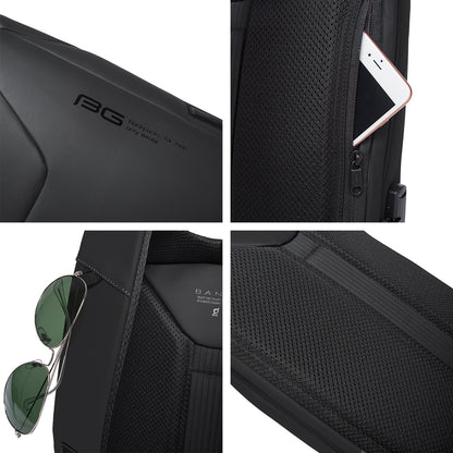 Kelioninis kuprinė moterims, vyrams, lėktuvui, lengvas bagažas, USB lizdas su užraktu