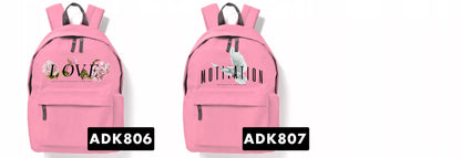 Rožinė mokyklinė kuprinė HOLD TIGHT KOTEK stilingiems moksleiviams