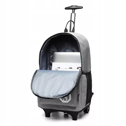 Vaikiška kuprinė su ratukais ir rėmu  (1-3 kl.)