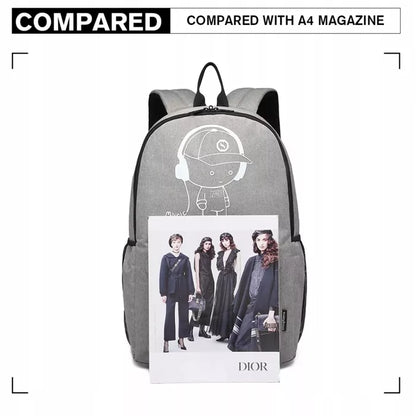 Vaikiška kuprinė su ratukais ir rėmu  (1-3 kl.)