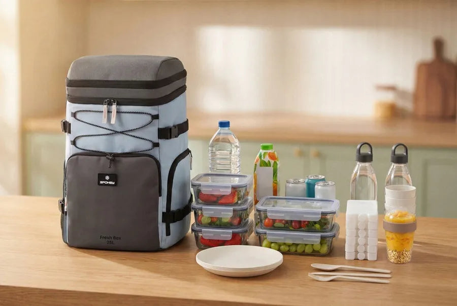 Termo kuprinė turistinė paplūdimio su izoliacija kelioninė COOL PACK 25 l