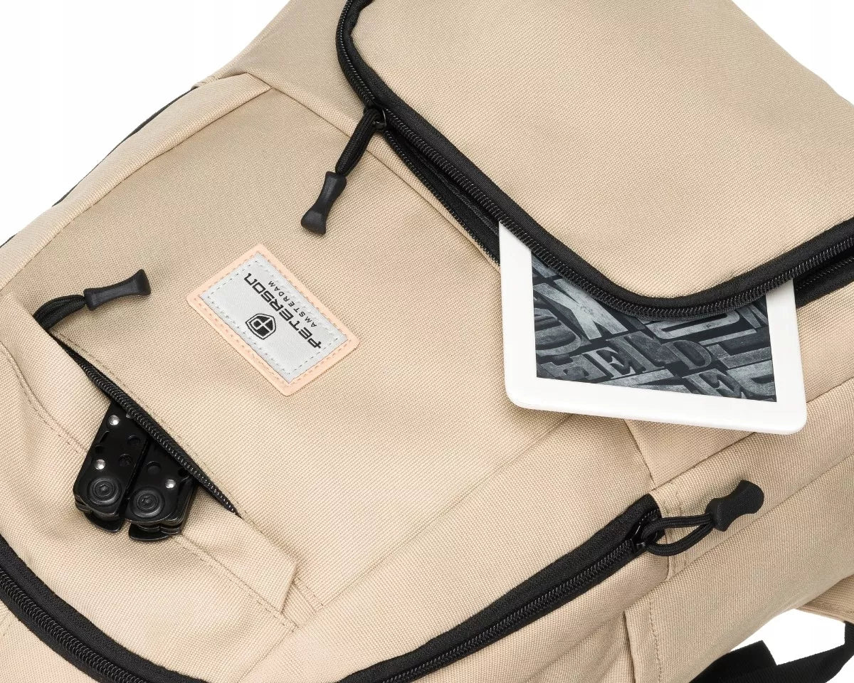 Stilinga unisex miesto kuprinė su kišenėlėmis