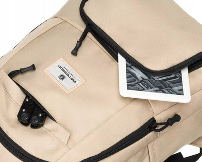 Stilinga unisex miesto kuprinė su kišenėlėmis