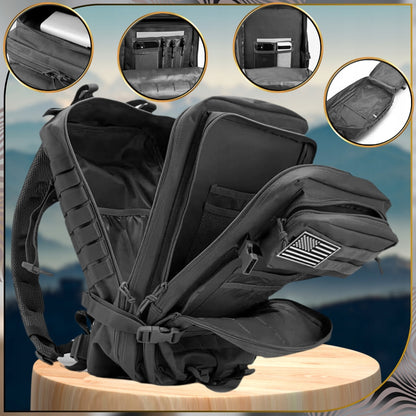 Unisex mokyklinė, kelioninė kuprinė 45L, skirta jaunimui, kelionėms lėktuvu