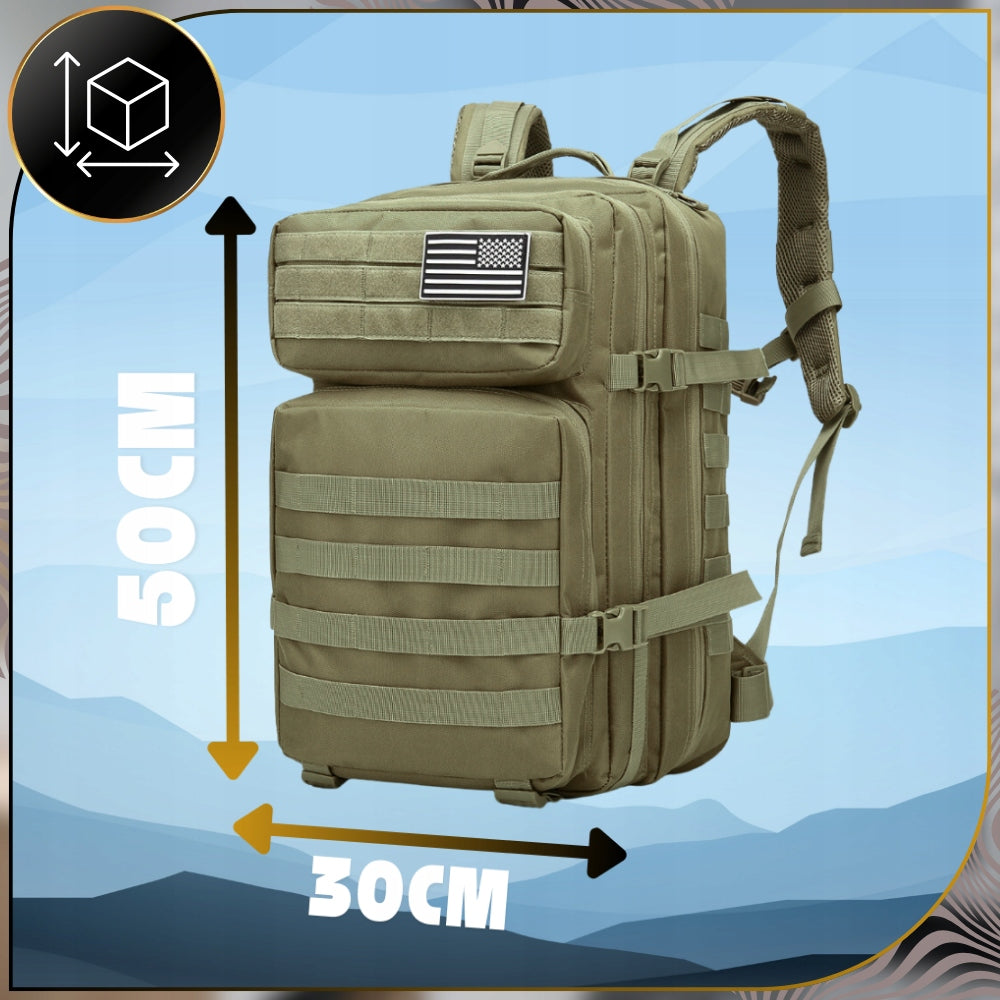 Unisex mokyklinė, kelioninė kuprinė 45L, skirta jaunimui, kelionėms lėktuvu