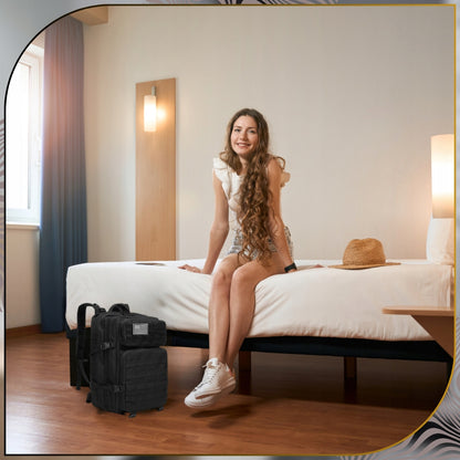 Unisex mokyklinė, kelioninė kuprinė 45L, skirta jaunimui, kelionėms lėktuvu