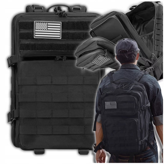 Unisex mokyklinė, kelioninė kuprinė 45L, skirta jaunimui, kelionėms lėktuvu