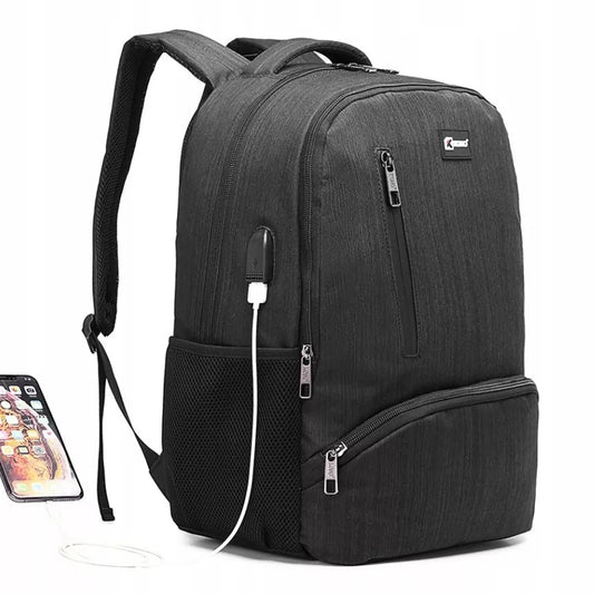 Kuprinė juoda vyriška, didelė, verslo, atspari vandeniui