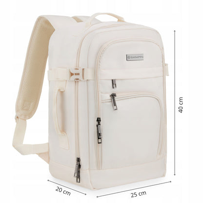 Lėktuvo kuprinė RYANAIR 40x20x25 kabininis kelioninis bagažas ZAGATTO