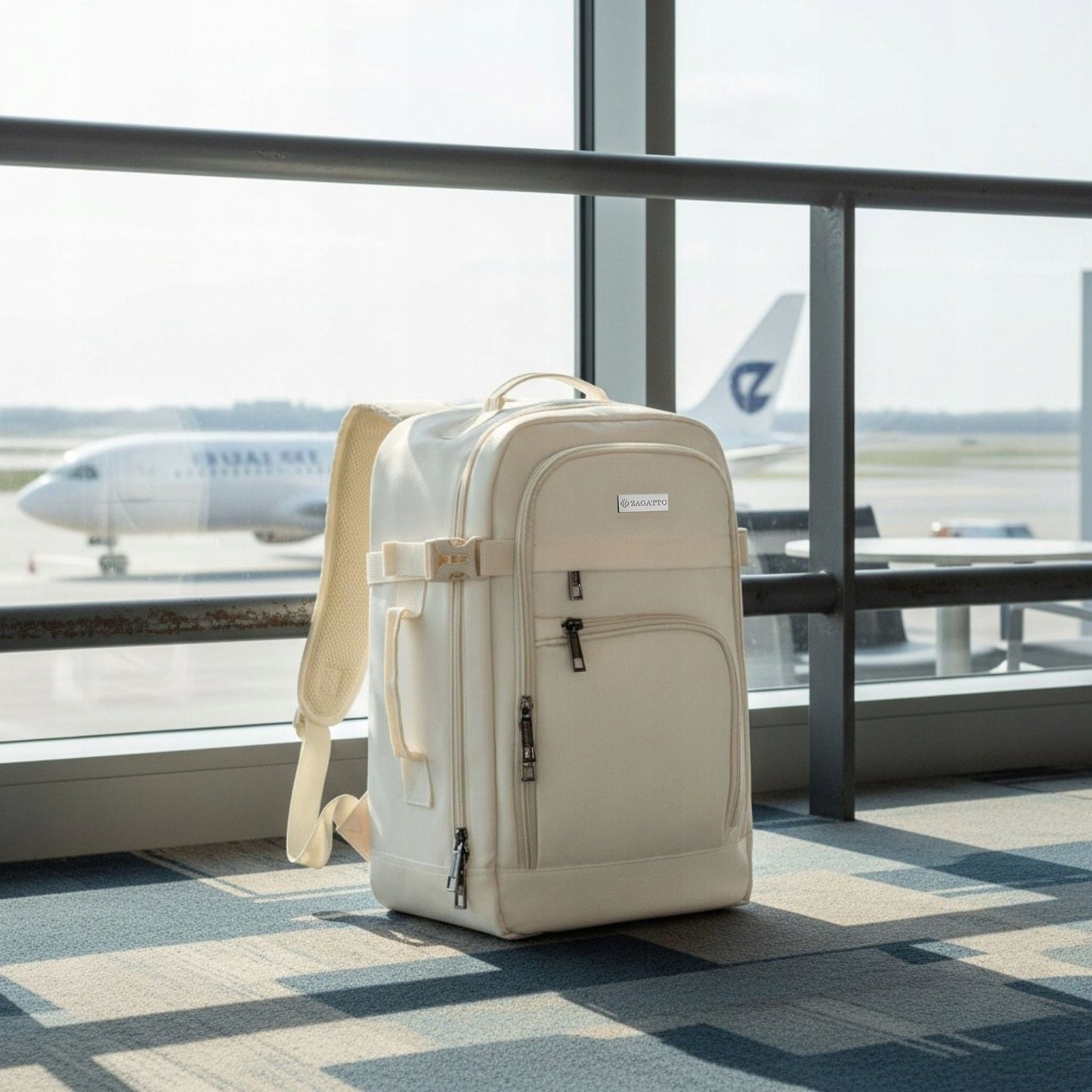 Lėktuvo kuprinė RYANAIR 40x20x25 kabininis kelioninis bagažas ZAGATTO