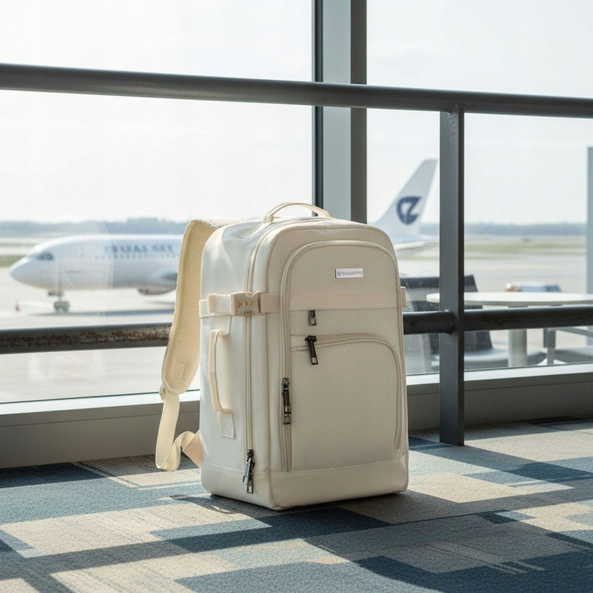 Lėktuvo kuprinė RYANAIR 40x20x25 kabininis kelioninis bagažas ZAGATTO