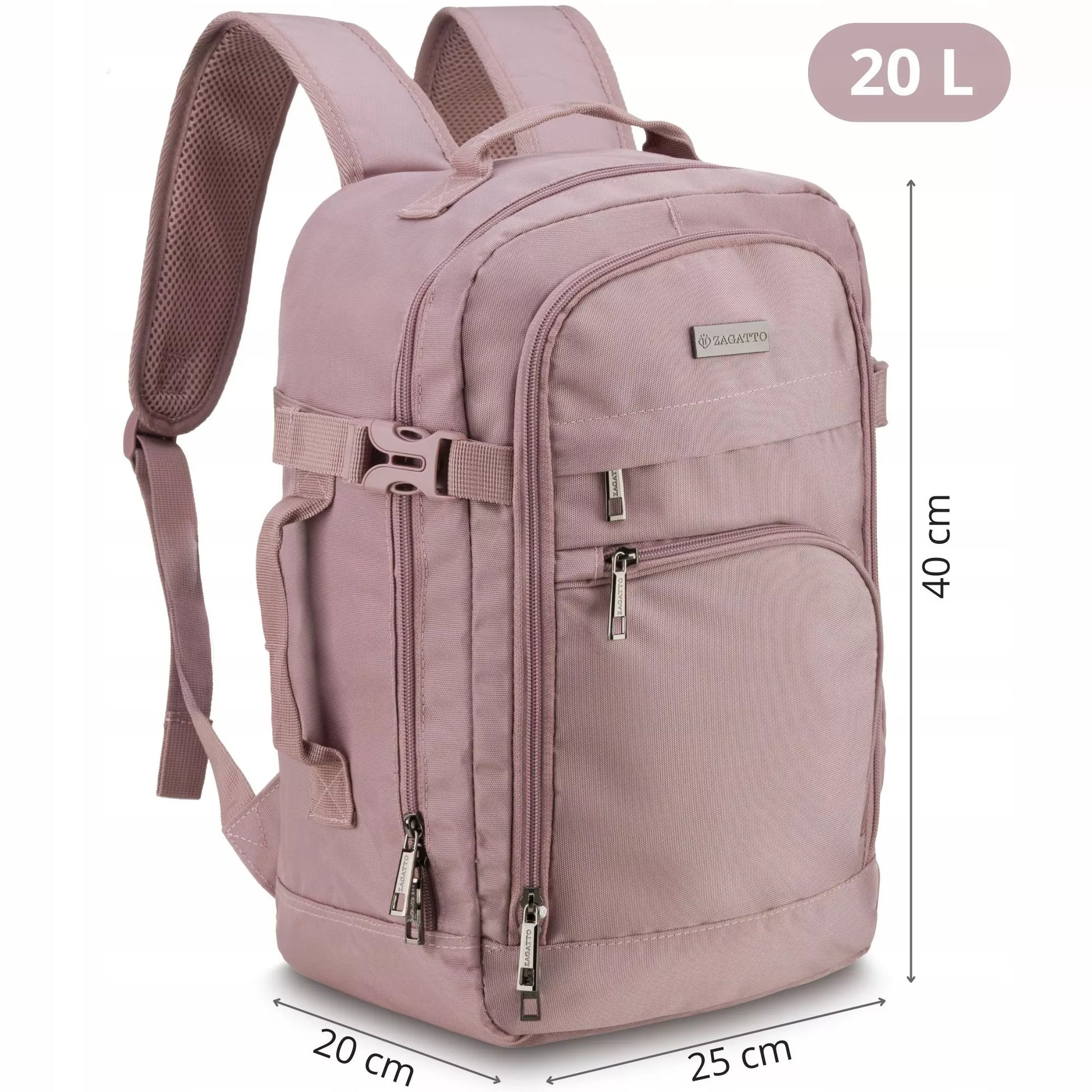 Lėktuvo kuprinė  40x20x25 kabininis kelioninis bagažas