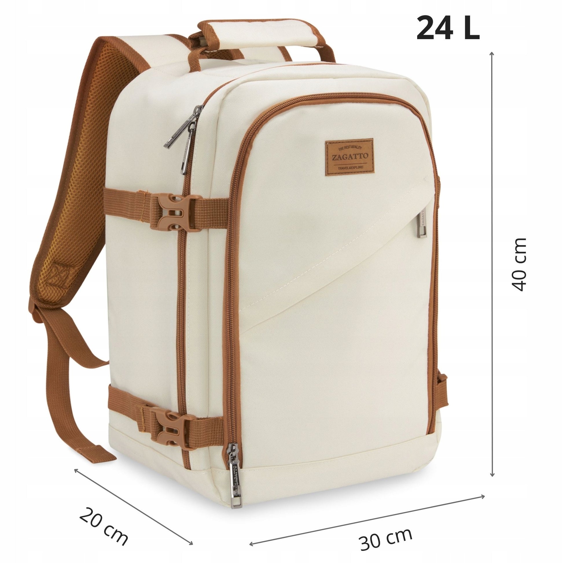 Lėktuvo RYANAIR kuprinė 40x30x20 kabininis turistinis bagažas ZAGATTO