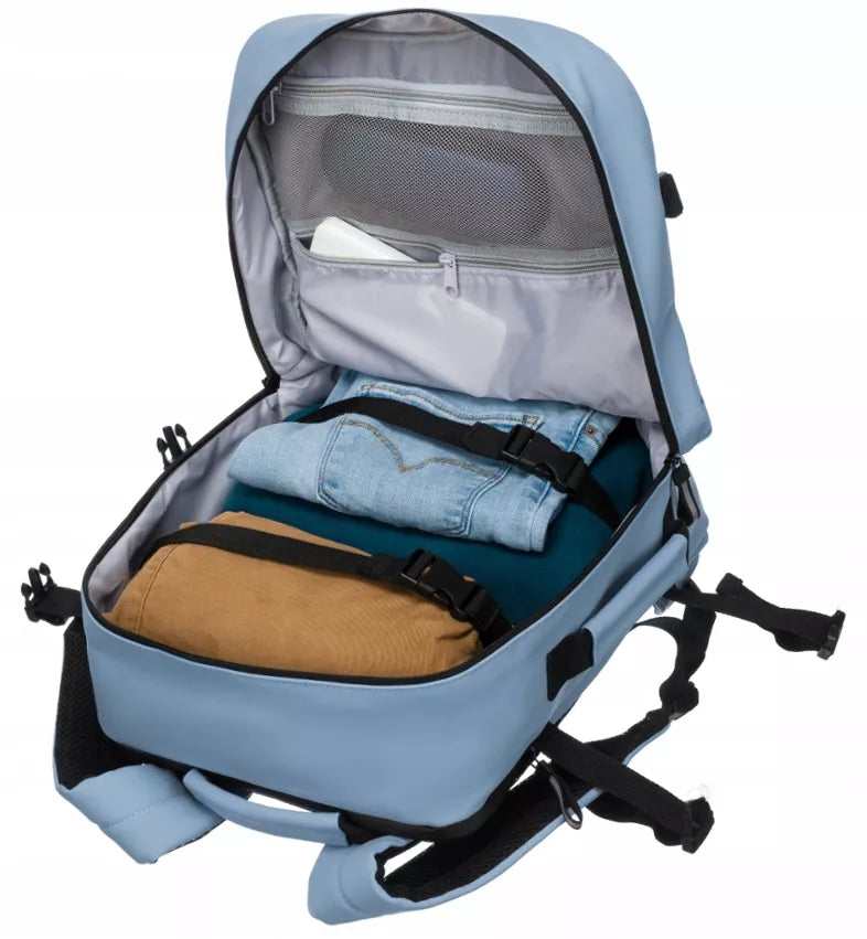 Lengva kelioninė kuprinė, rankinis bagažas, tinkantis į lėktuvą 40x20x25