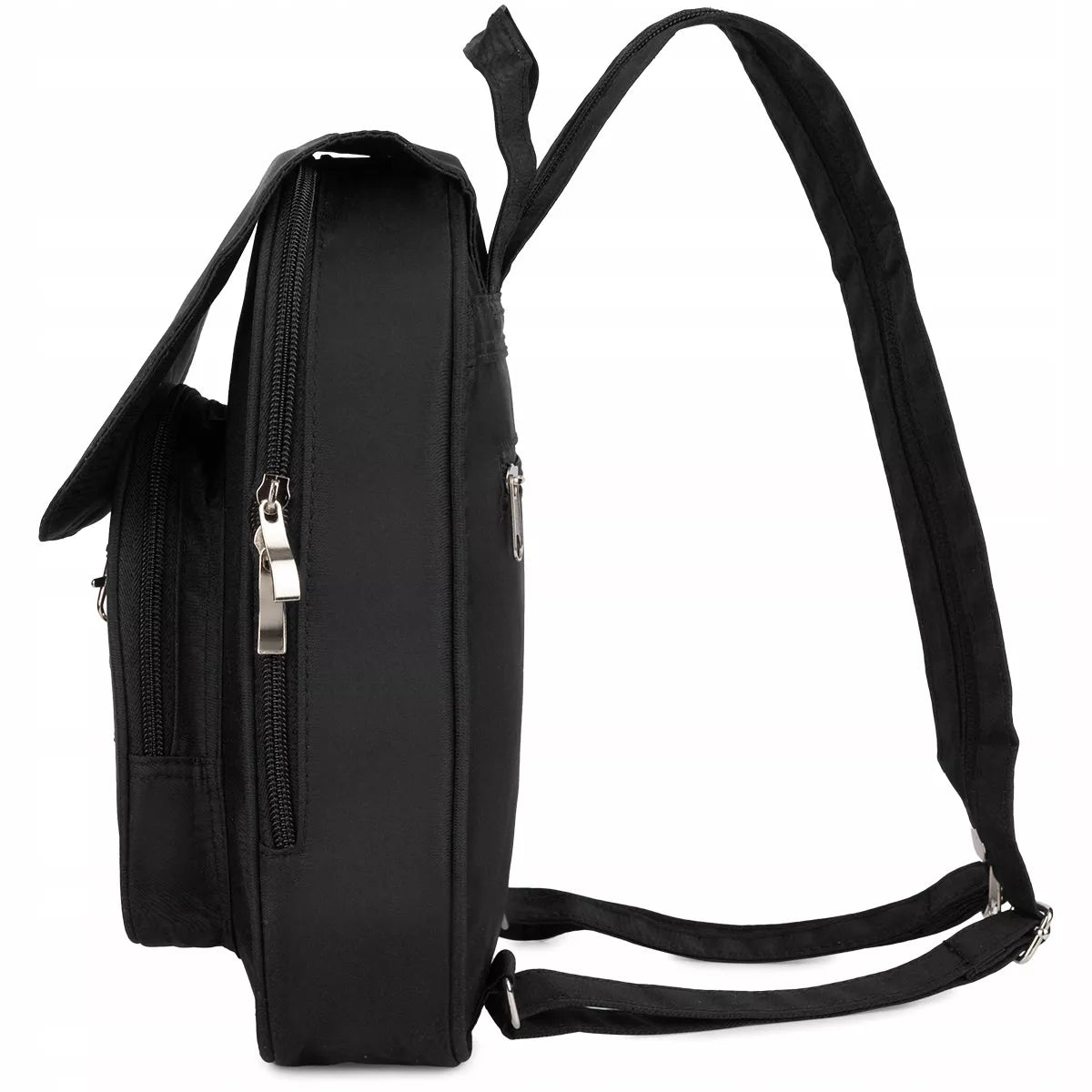 Maža, lengva, vandeniui atspari, elegantiška juoda kuprinė moterims