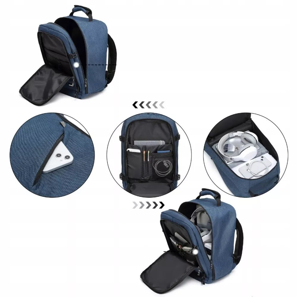 Ryanair rankinė kuprinė 40×30×20 cm – 20 L, lengva