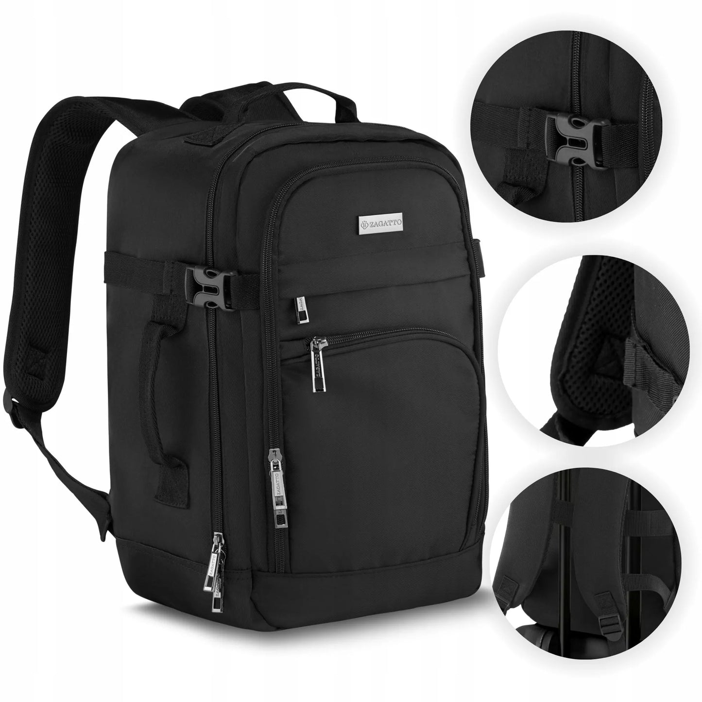 Kelioninė kuprinė 40x20x25 RYANAIR skrydžiams, lengvas rankinis bagažas