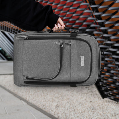 Kelioninė kuprinė 40x20x25 rankiniam bagažui į lėktuvą ZAGATTO pilka