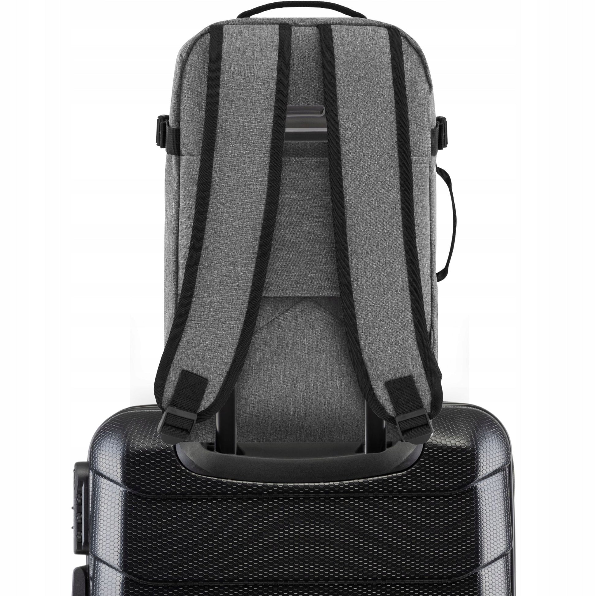 Kelioninė kuprinė 40x20x25 rankiniam bagažui į lėktuvą ZAGATTO pilka