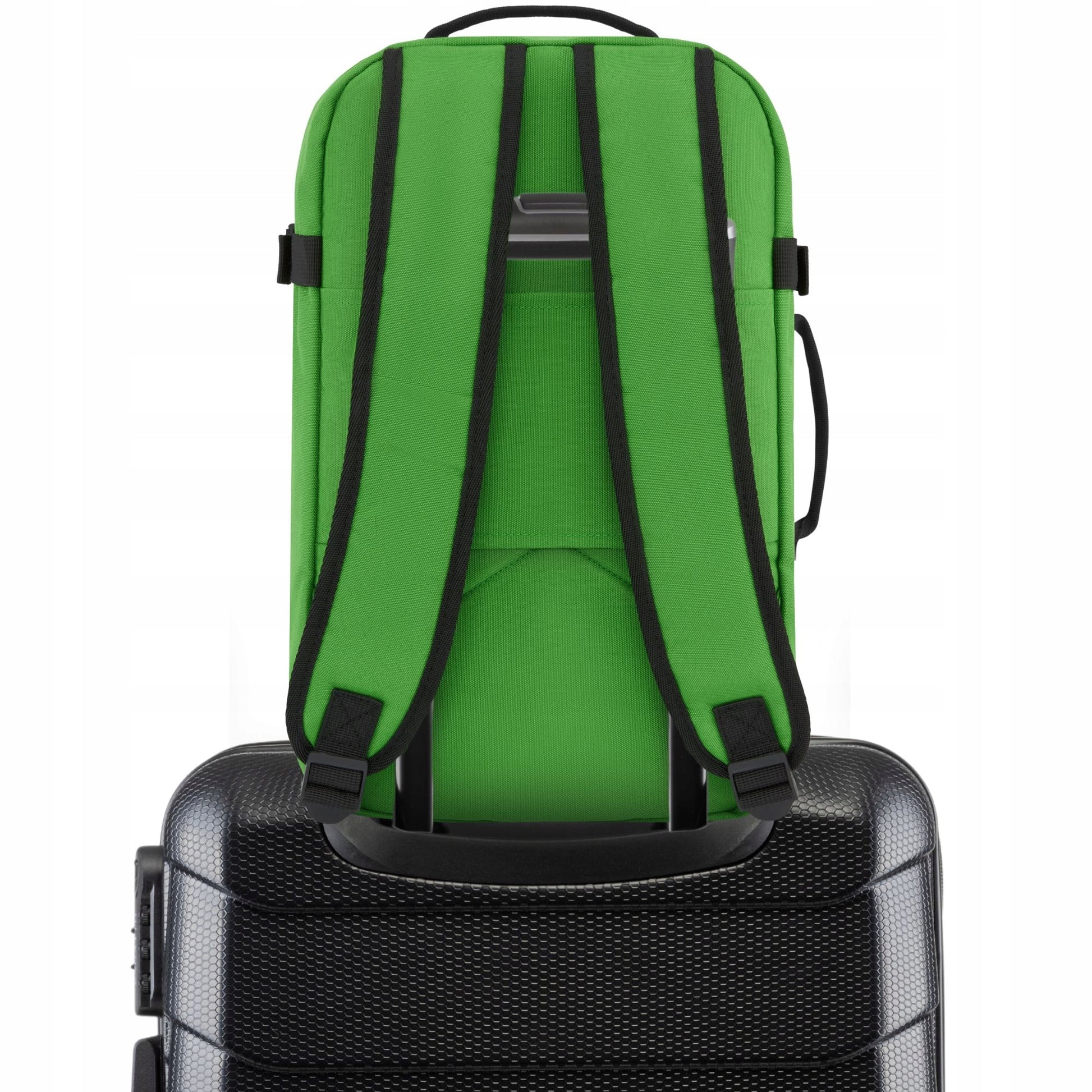 Kelioninė kuprinė 40x20x25 skraidymui, lengvas rankinis bagažas, žalia ZAGATTO