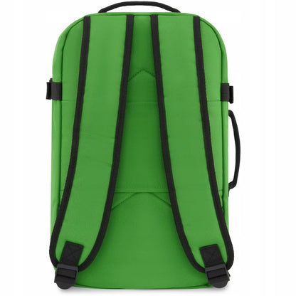 Kelioninė kuprinė 40x20x25 skraidymui, lengvas rankinis bagažas, žalia ZAGATTO