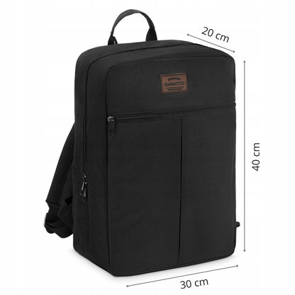 Kelioninė kuprinė 40x20x30 į lėktuvą, lengva, RYANAIR, rankinis bagažas, ZAGATTO