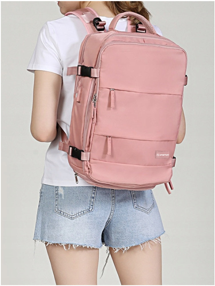 Kelioninė kuprinė 40x25x20 vandeniui atspari USB KABININIS BAGAŽAS RYANAIR WIZZAIR