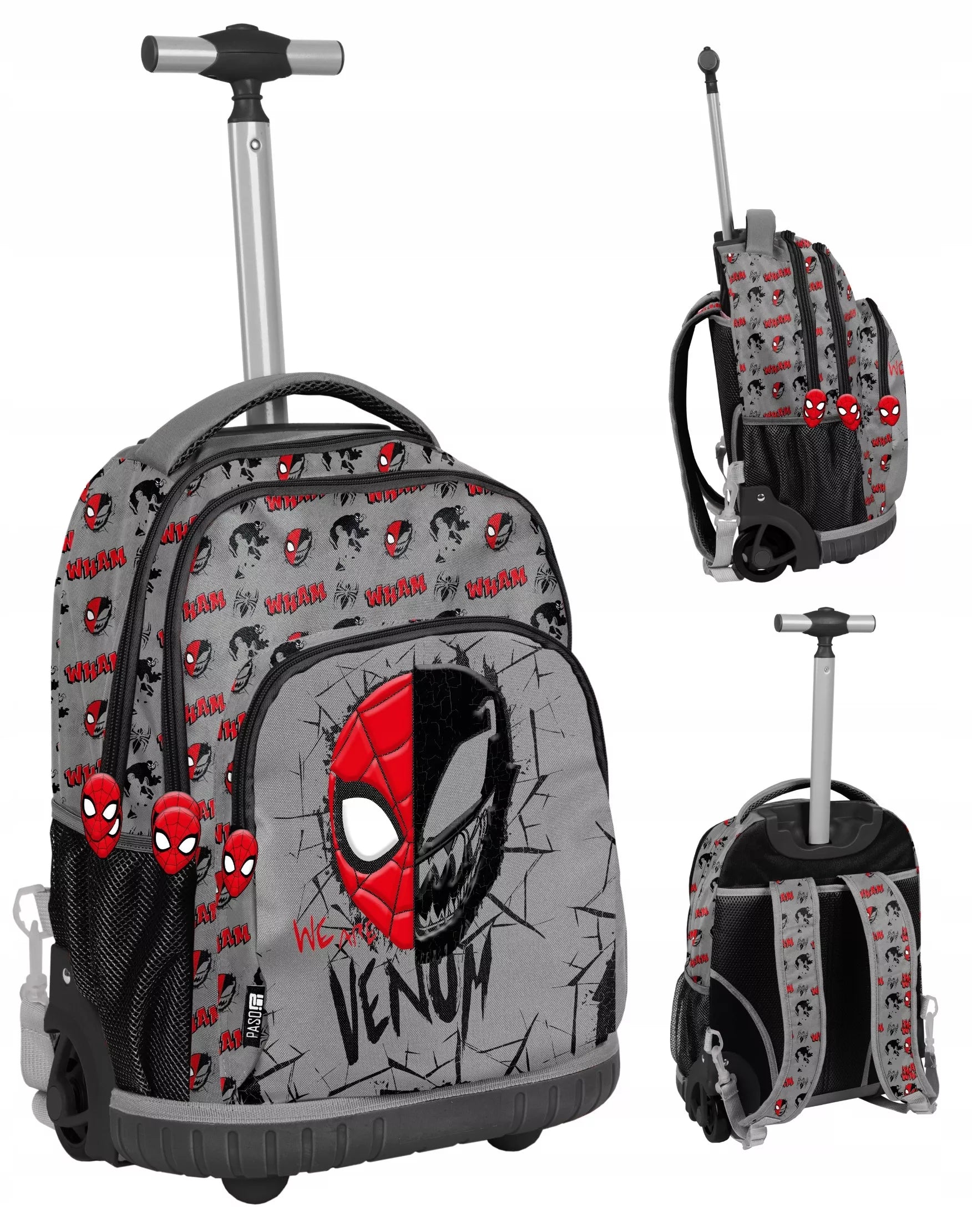 Kuprinė ant ratukų berniukui Spiderman