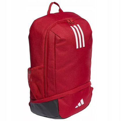 Adidas mokyklinė kuprinė su daug skyrių, raudona, 27 l