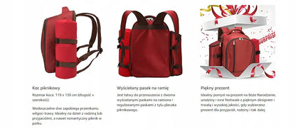 Termokuprinė Apollo Walker RED-4 Piknikui Turizmui Kelionėms