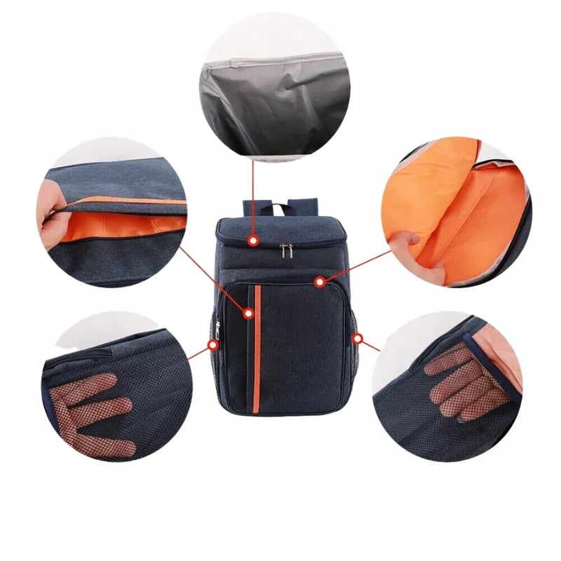 Termo kuprinė (šaltkrepšis) 18 L tamsiai mėlyna