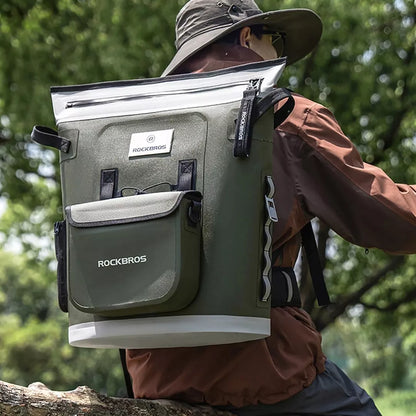 Termo kuprinė Rockbros su izoliacija 18l ergonomiška - žalia