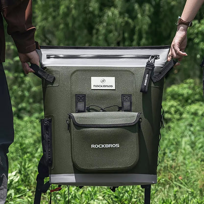 Termo kuprinė Rockbros su izoliacija 18l ergonomiška - žalia