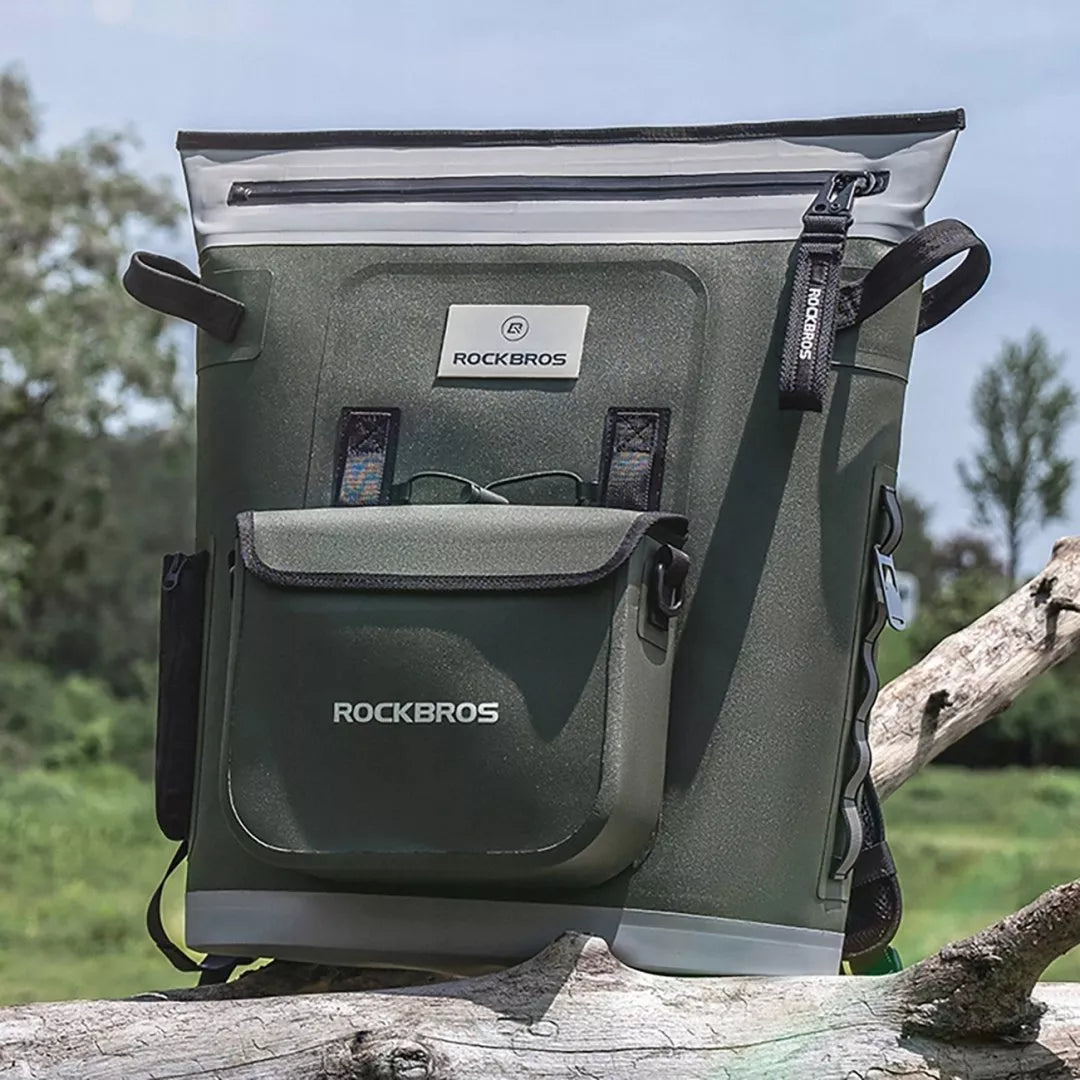 Termo kuprinė Rockbros su izoliacija 18l ergonomiška - žalia
