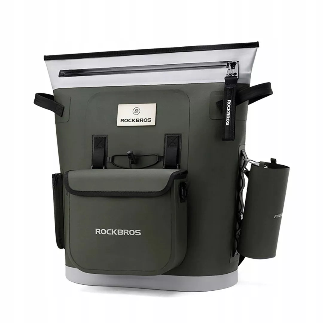 Termo kuprinė Rockbros su izoliacija 18l ergonomiška - žalia