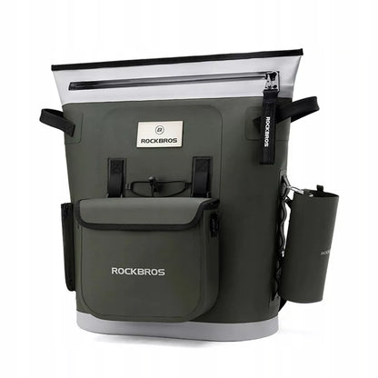 Termo kuprinė Rockbros su izoliacija 18l ergonomiška - žalia