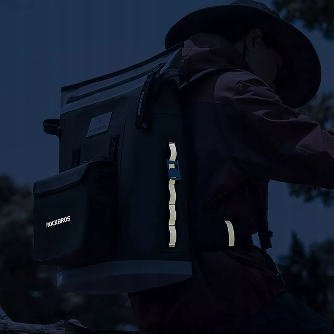 Termo kuprinė Rockbros su izoliacija 18l ergonomiška - žalia