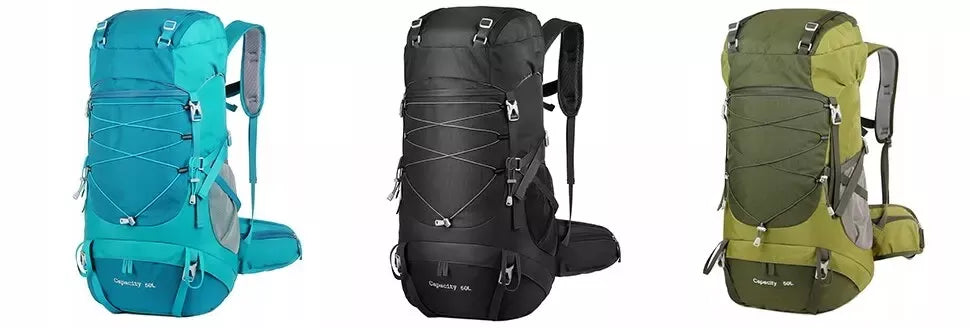 Turistinė kuprinė 50L Traper JUODA Kelioninė kuprinė