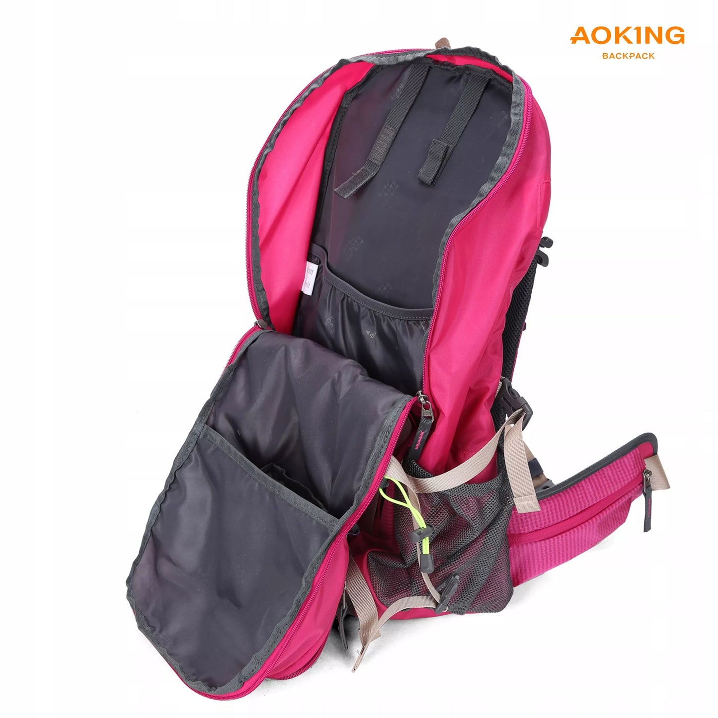 Moteriška turistinė kuprinė Aoking Nature Nomad II 35L rožinė su ventiliacija