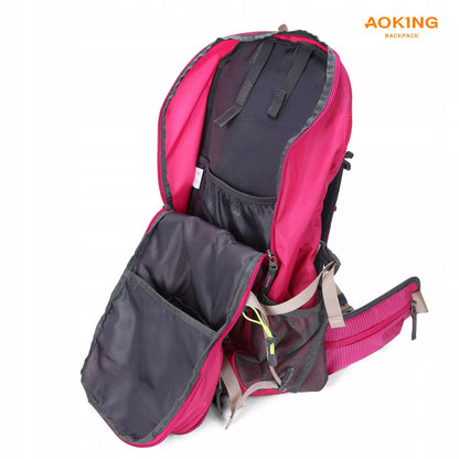 Moteriška turistinė kuprinė Aoking Nature Nomad II 35L rožinė su ventiliacija