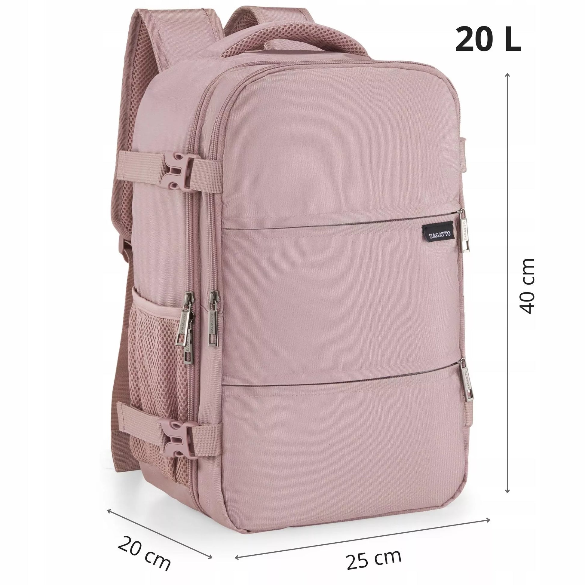 Moteriška kelioninė kuprinė lėktuvui 40x20x25